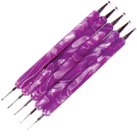 Dotter - Marbelized 5 pieces Set ASSORTED COLORS 
