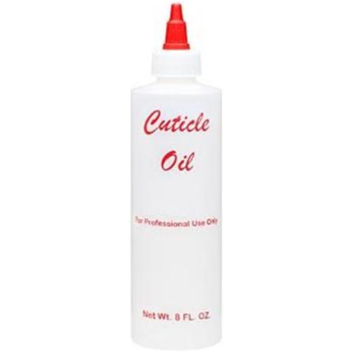 Empty Cuticle Oil plastic bottle with cap 8oz