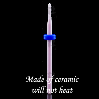 Ceramic  Zirconia Diamond Nail Drill Bits - Cuticle