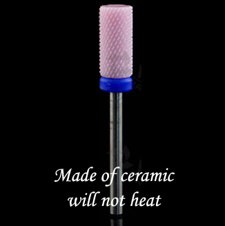 Ceramic  Zirconia Diamond Nail Drill Bits - Barrel 