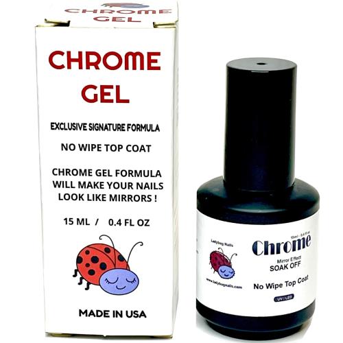 Chrome Base - Non Wipe Base/Top Coat for UV & LED EXCLUSIVE 