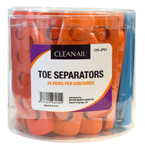 Toe Separators 24 pairs in a jar