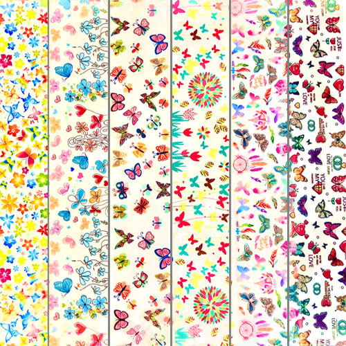 Foils Butterflies Set