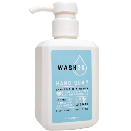 Wash20 Hand Soap -  12 fl oz MADE IN USA 