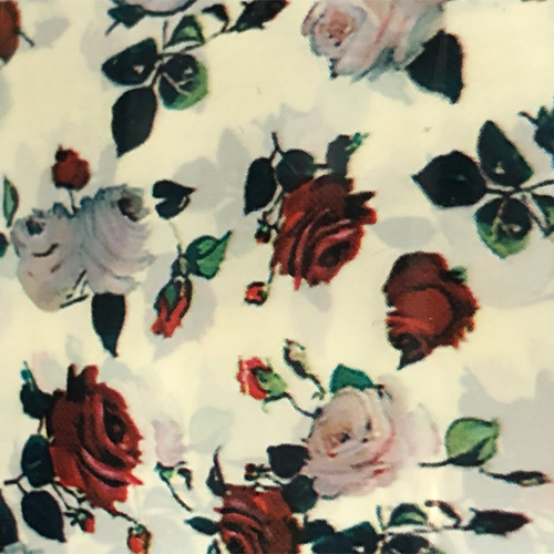 Red roses foil 