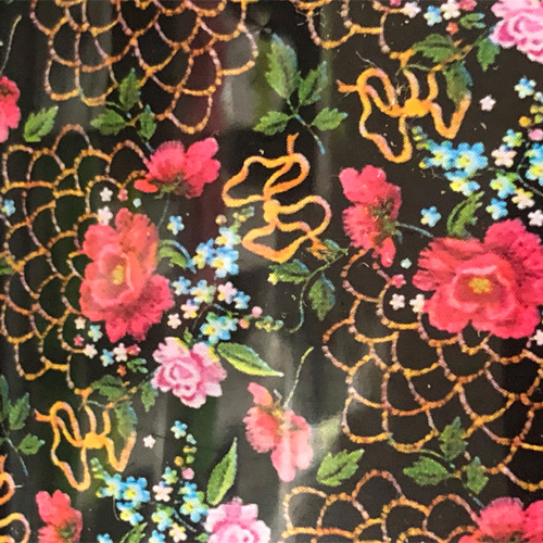 Multi flowers foil 