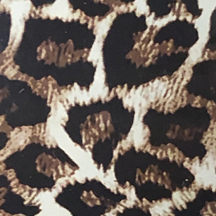 Leopard cheetah foil print 