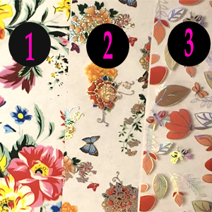 Foil Flowers Spring 24``