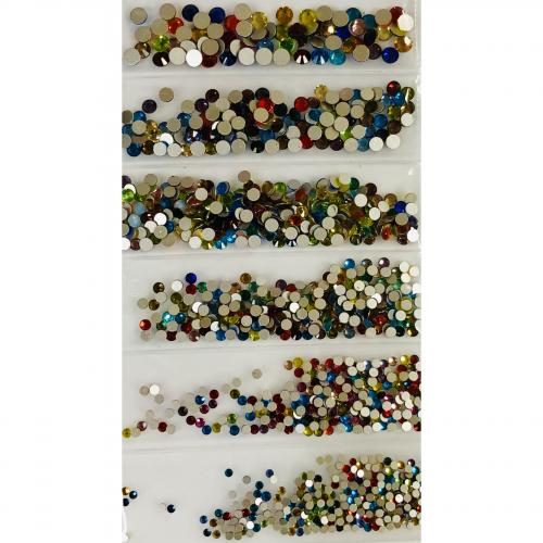 Multicolor Crystal Mixed sizes