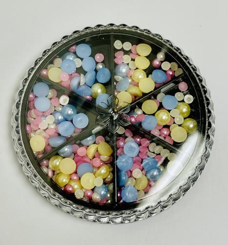 Pastel Half pearls set