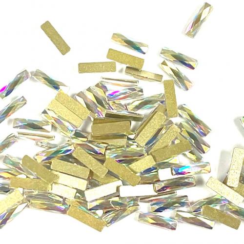 Small baguettes AB crystals - 12 pcs