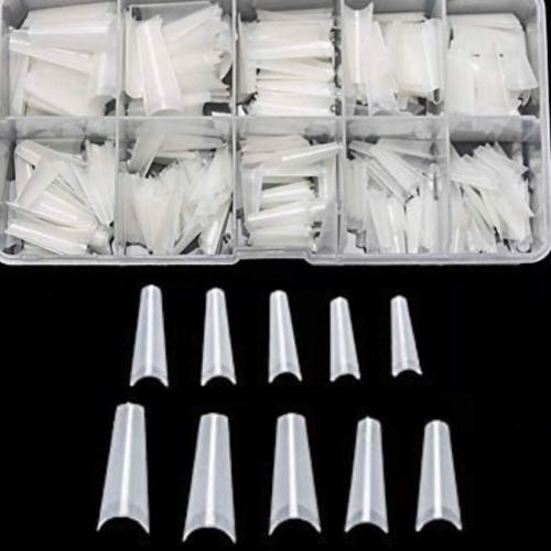 Nail Tips Box - Natural / 100 pcs