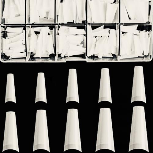 Nail Tips Box - White / 100 pcs