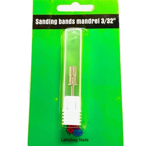 Ladybug Nail Bit - Sanding Band Silver Mandrel 3/32 Easy off