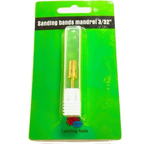 Ladybug Nail Bit - Sanding Band Gold Mandrel 3/32 Easy off M