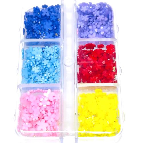 3D Flower Nail Charms for Acrilyc Nails Set-C