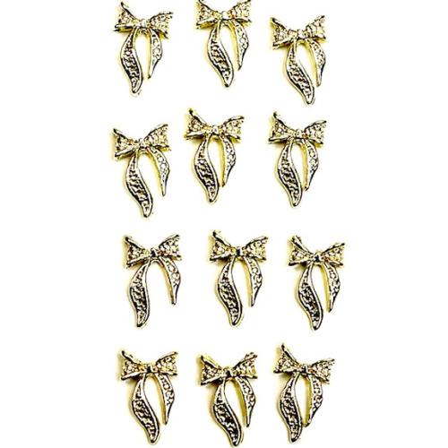 Small Antique Fancy Bows - 12 pcs