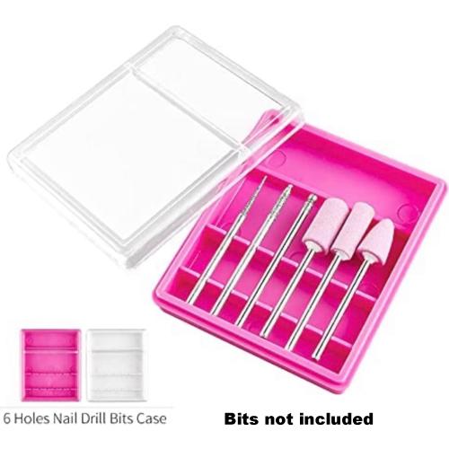 Empty Pink Bits Holder Case