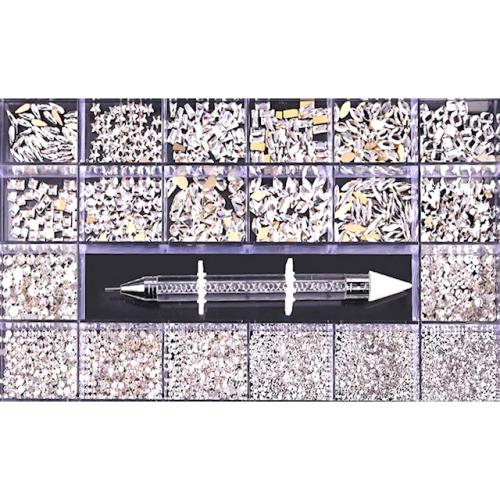 High Quality Nail Flatback CLEAR  Rhinestone & Crystals Shap