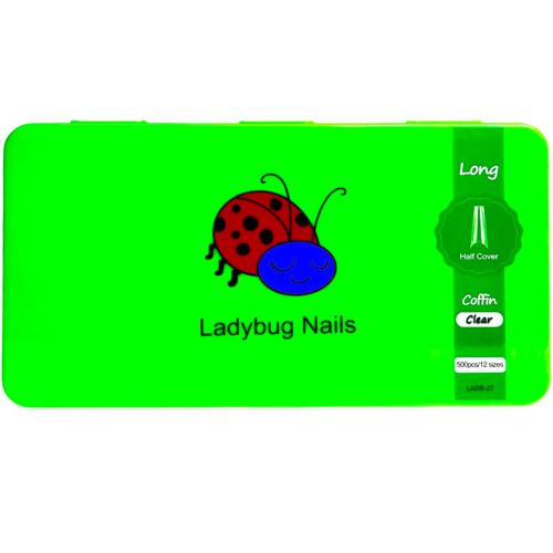 LONG COFFIN CLEAR - 500PCS / 12 SIZES
