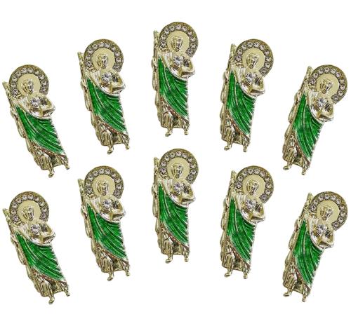 San Judas Tadeo (Saint Jude) Nail Charm - 10 pcs