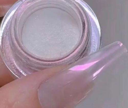 Aurora Chrome Nail Powder - Pink