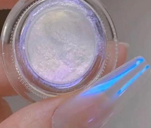 Aurora Chrome Nail Powder - Blue