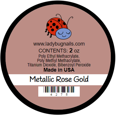 Metallic Rose Gold