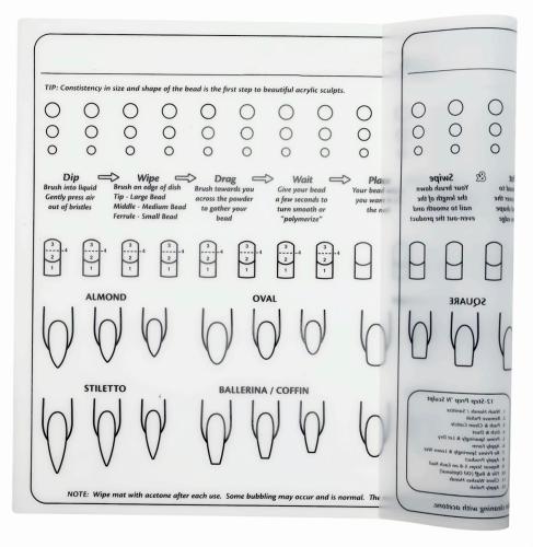 Acrylic Nails Practice Mat