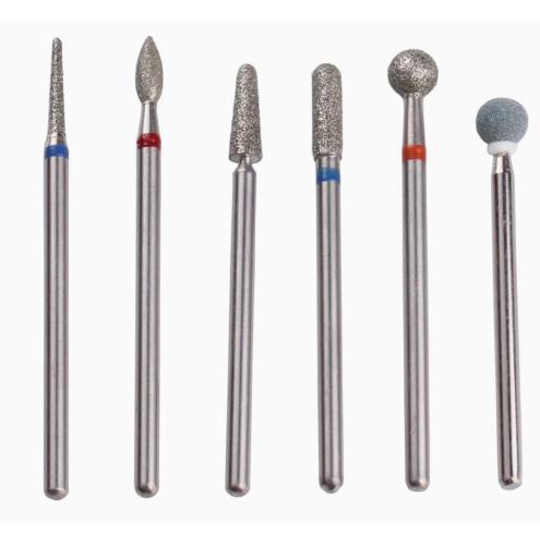Russian Cuticle Drill Bit Set - 6 pcs