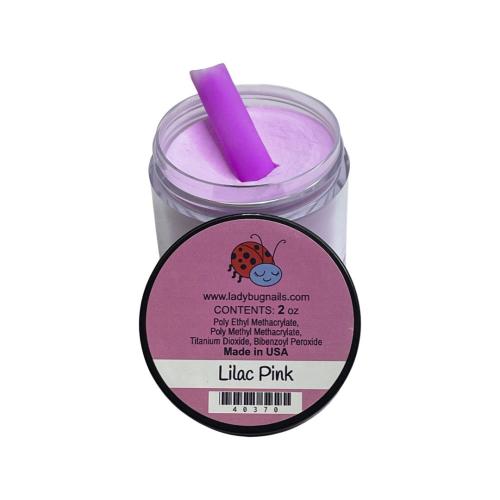 LadyBug Lilac Pink Acrylic Powder 2 Oz