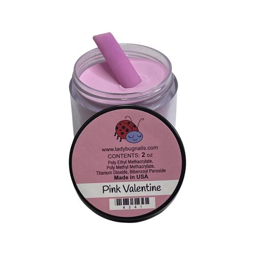 LadyBug Pink Valentine Acrylic Powder 2 Oz