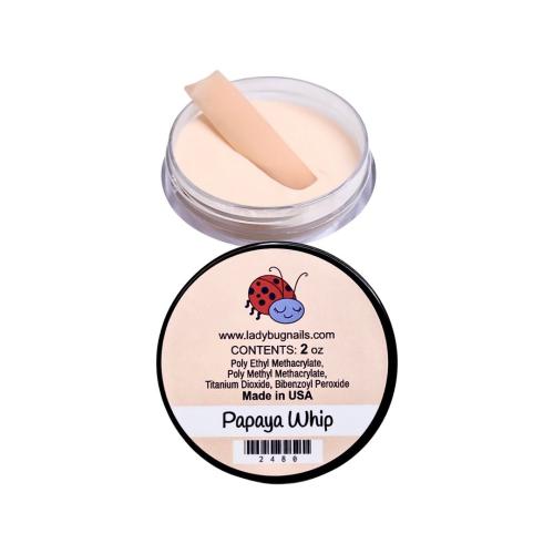 LadyBug Papaya Whip Acrylic Powder 2 Oz