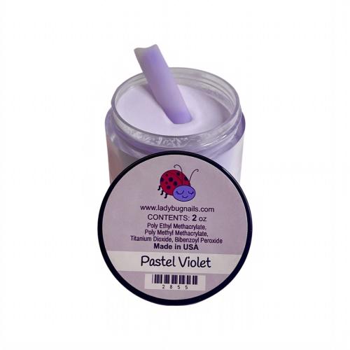 LadyBug Pastel Violet Acrylic Powder 2 Oz