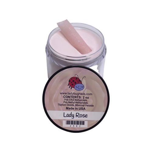 LadyBug Lady Rose Acrylic Powder 2 Oz