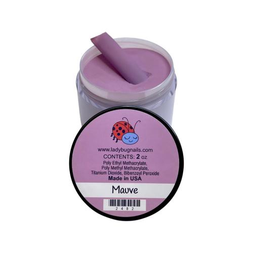 LadyBug Mauve Acrylic Powder 2 Oz