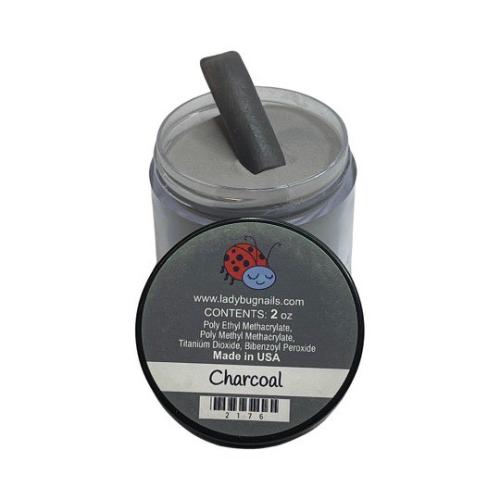 LadyBug Charcoal Acrylic Powder 2 Oz