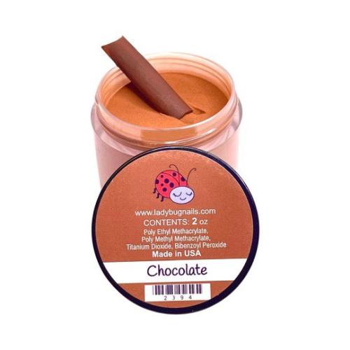 LadyBug Chocolate Acrylic Powder 2 Oz