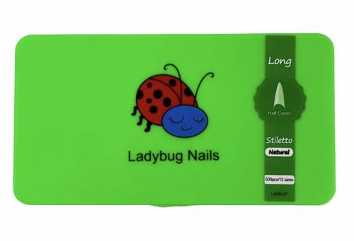 Regular Long Stiletto Tip - Natural 500