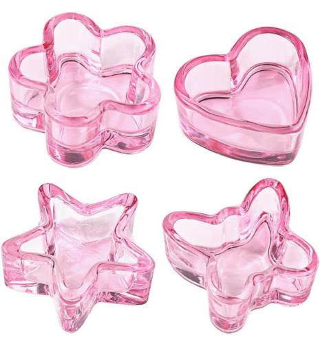 Glass Dappen Monomer Dish - Set of 4pcs 