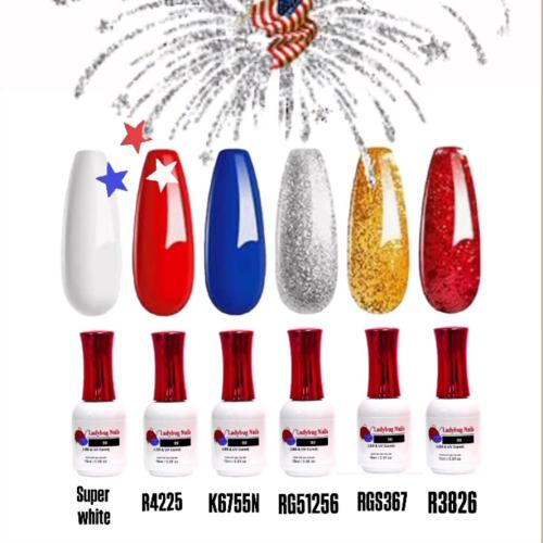 Fireworks GEL POLISH COLLECTION 6PCS-SET 15ML