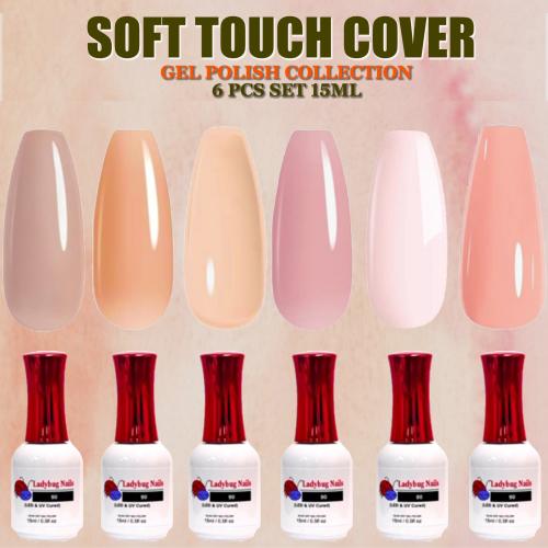 Soft Touch Gel Polish Collection 6Pcs-Set  15ml 