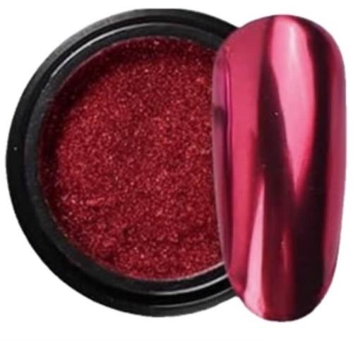 Valentine`s Red Chrome Powder