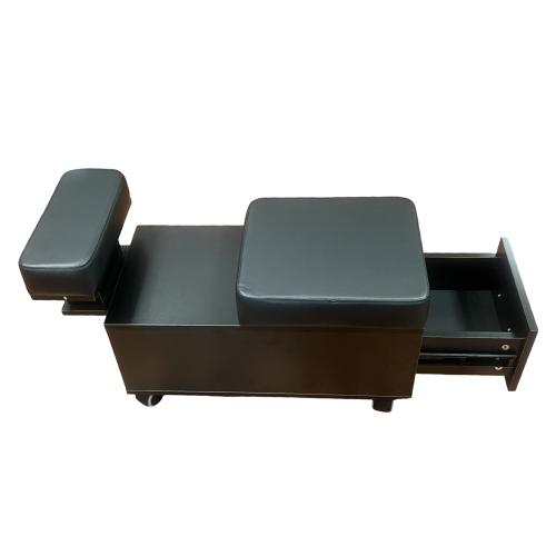 Pedi Cart with Footrest Black- Store Pick Up Only-