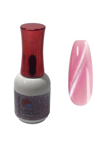  Pink Cat Eye Magnetic Gel Nail Polish-Soak Off UV/LED