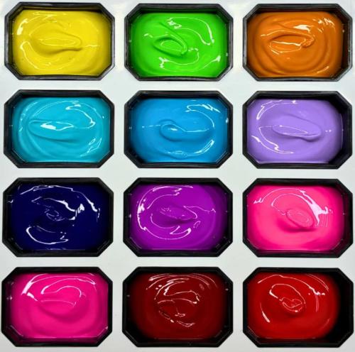 Patting Gel Palette - Neon Collection HEMA+TPO FREE