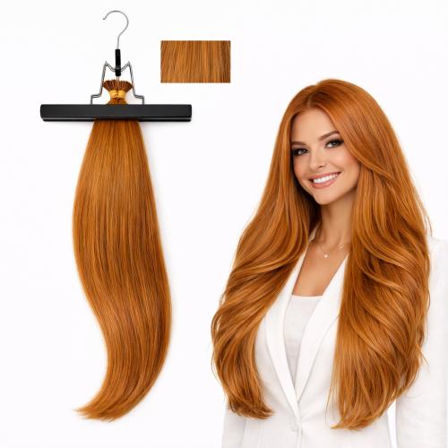 Remy Human Hair Extensions- #4 Peny Brown 22in
